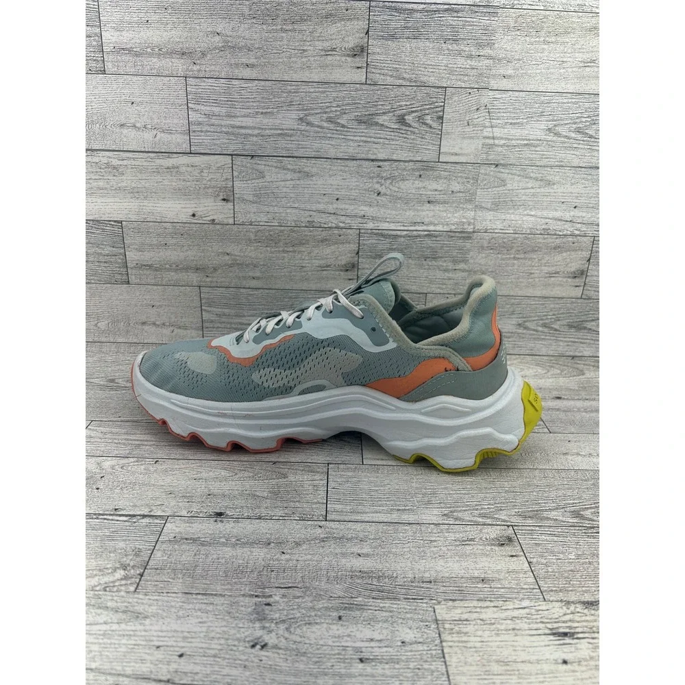 Sorel Kinetic Breakthru Sport Shoes Women's Size 9.5‎ Teal Orange White Yellow